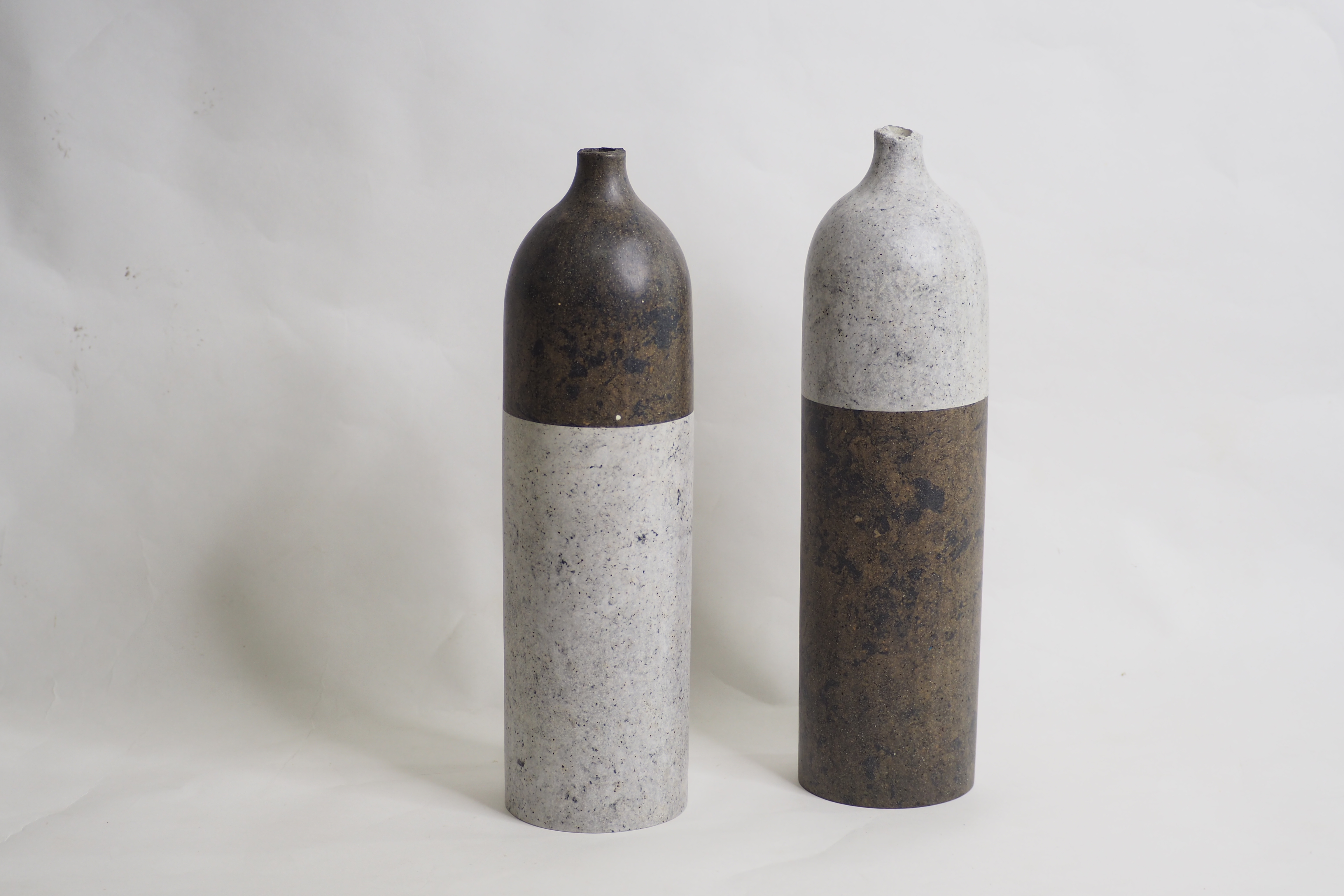SIMPLY P COLLECTION NO.1  :  PAPER VASE  -  Our designs give new life to recycled paper and other natural materials,  Handmade sculptures , Which is created piece by piece.