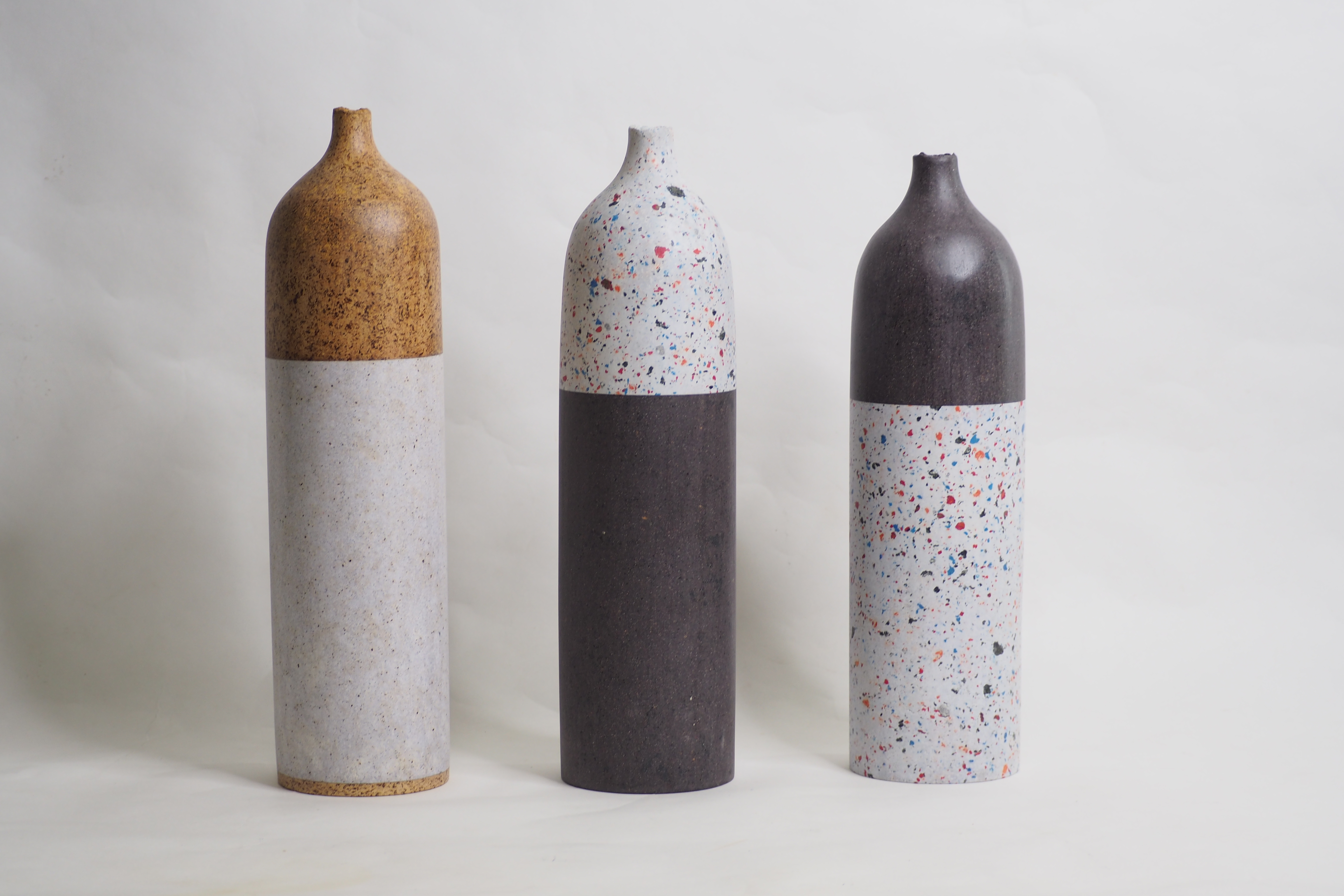 SIMPLY P COLLECTION NO.1  :  PAPER VASE  -  Our designs give new life to recycled paper and other natural materials,  Handmade sculptures , Which is created piece by piece.