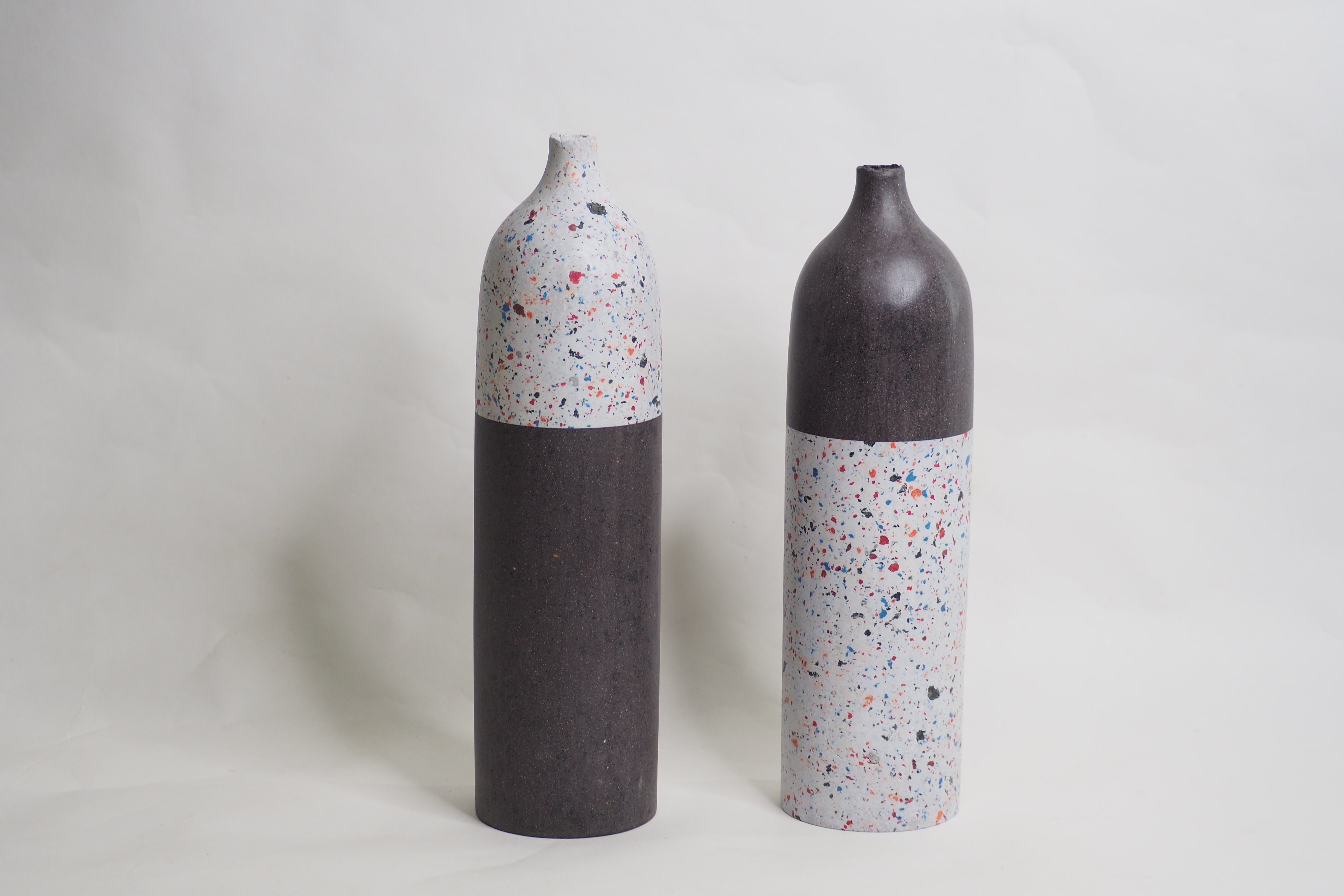SIMPLY P COLLECTION NO.1  :  PAPER VASE  -  Our designs give new life to recycled paper and other natural materials,  Handmade sculptures , Which is created piece by piece.