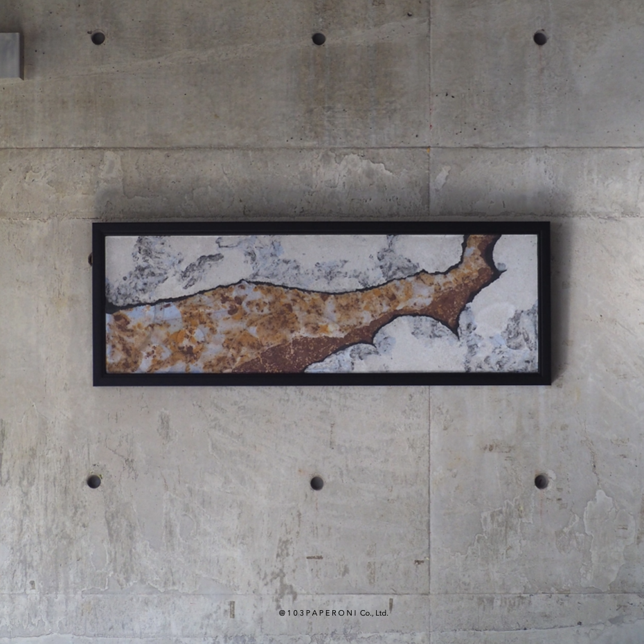 RE COLLECTION (RE WALL) NO.1 :  PAPER WALL ART  -  Our designs give new life to recycled paper and other natural materials,  Handmade sculptures , Which is created piece by piece.