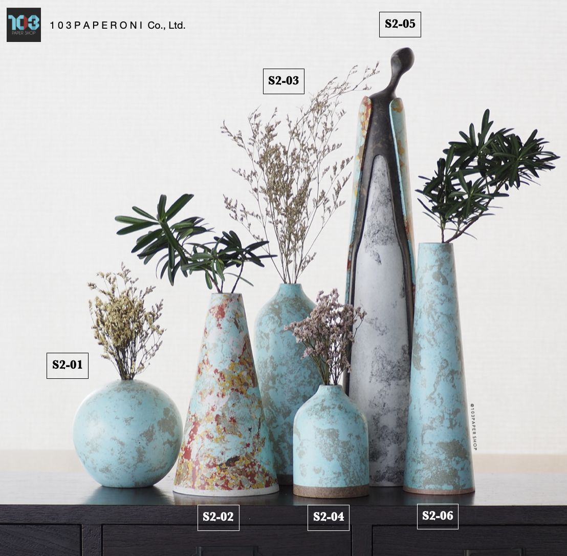 S2.01 - S2.06 : PAPER SCULPTURE AND PAPER VASE - Our designs give new life to recycled paper and other natural materials, Handmade sculptures , Which is created piece by piece. S2.01 - S2.06 : PAPER SCULPTURE AND PAPER VASE - Our designs give new life to recycled paper and other natural materials, Handmade sculptures , Which is created piece by piece.