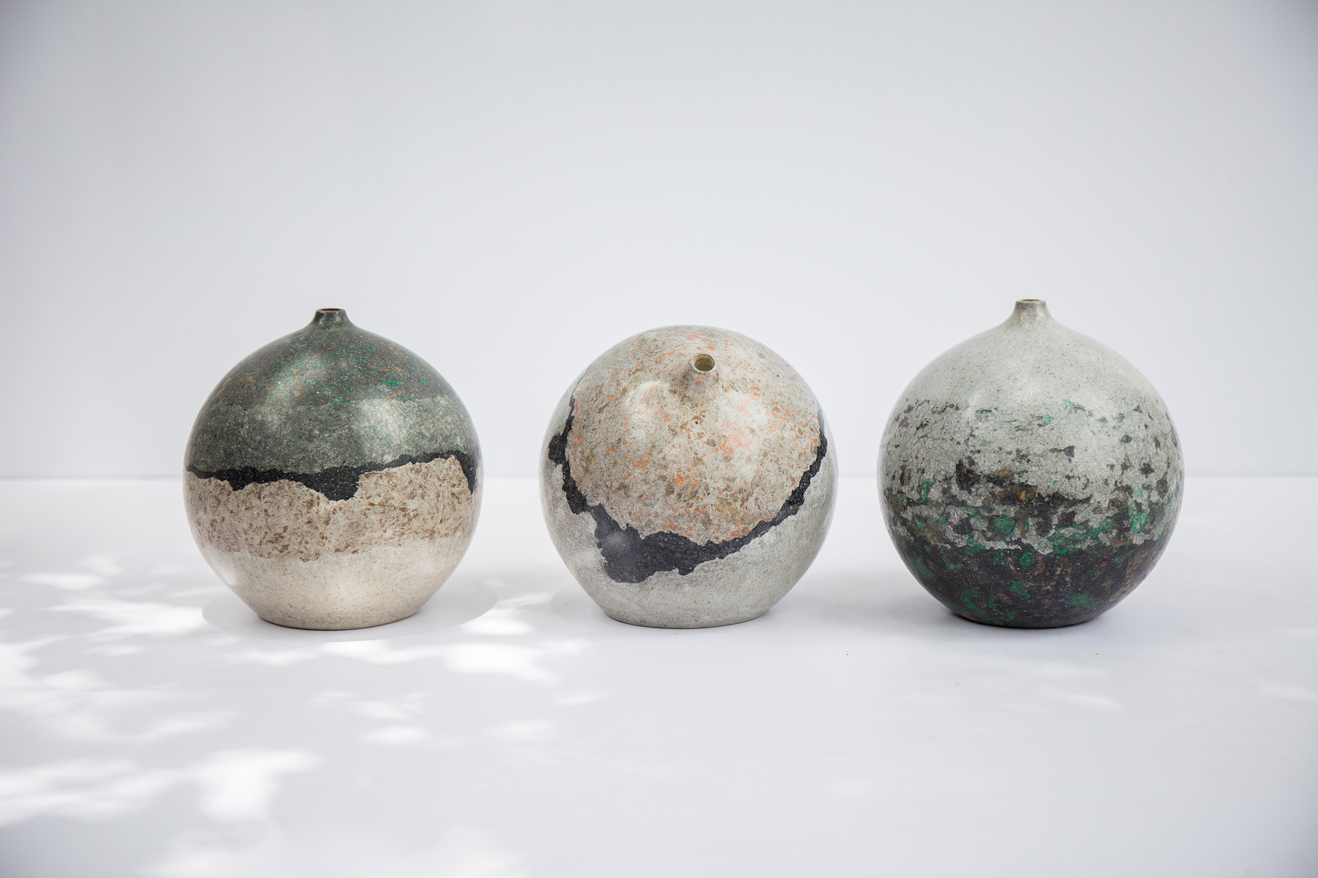 103PAPER NO.10  :  PAPER VASE  -  Our designs give new life to recycled paper and other natural materials,  Handmade sculptures , Which is created piece by piece.