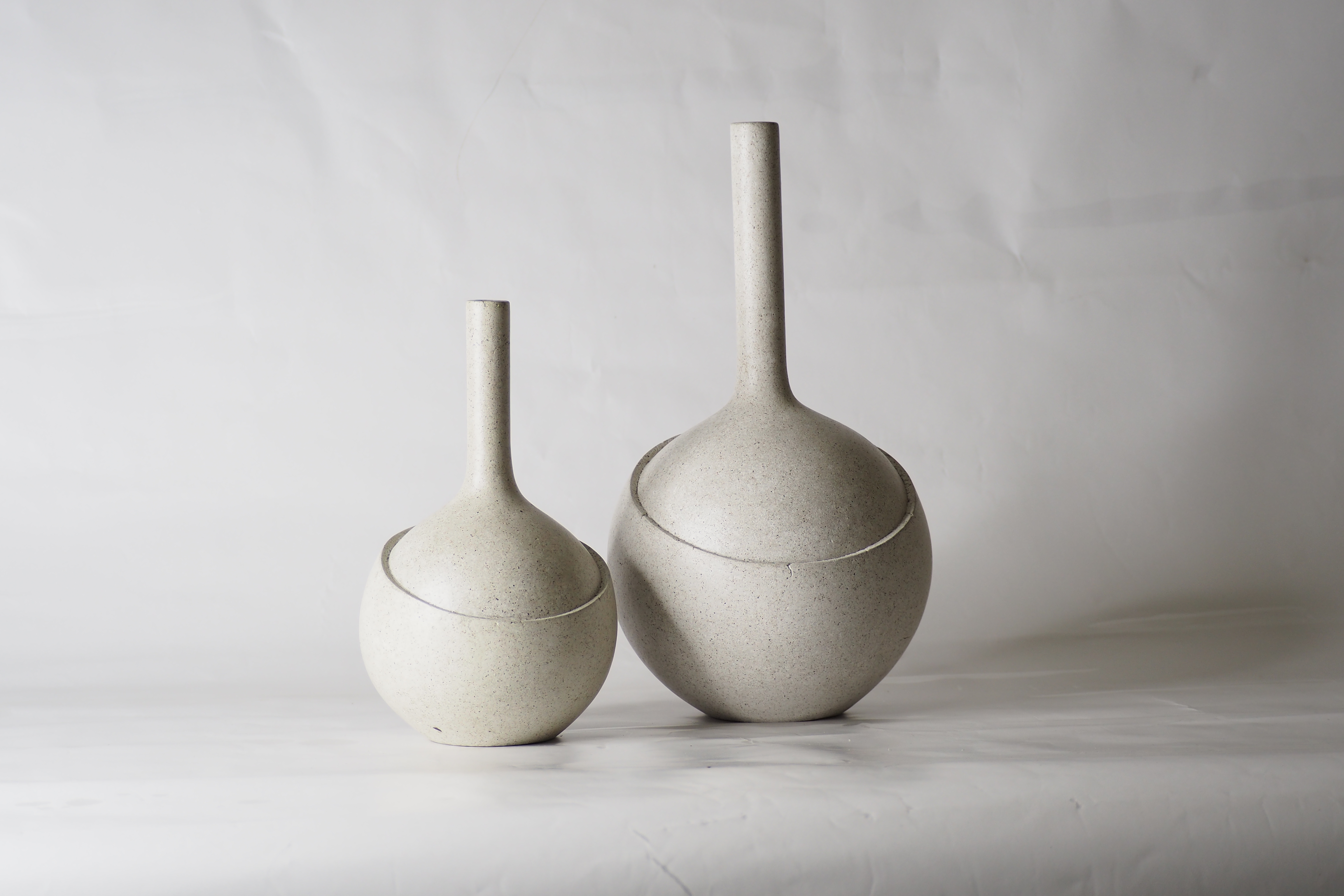 103PAPER NO.51  :  PAPER VASE  -  Our designs give new life to recycled paper and other natural materials,  Handmade sculptures , Which is created piece by piece.