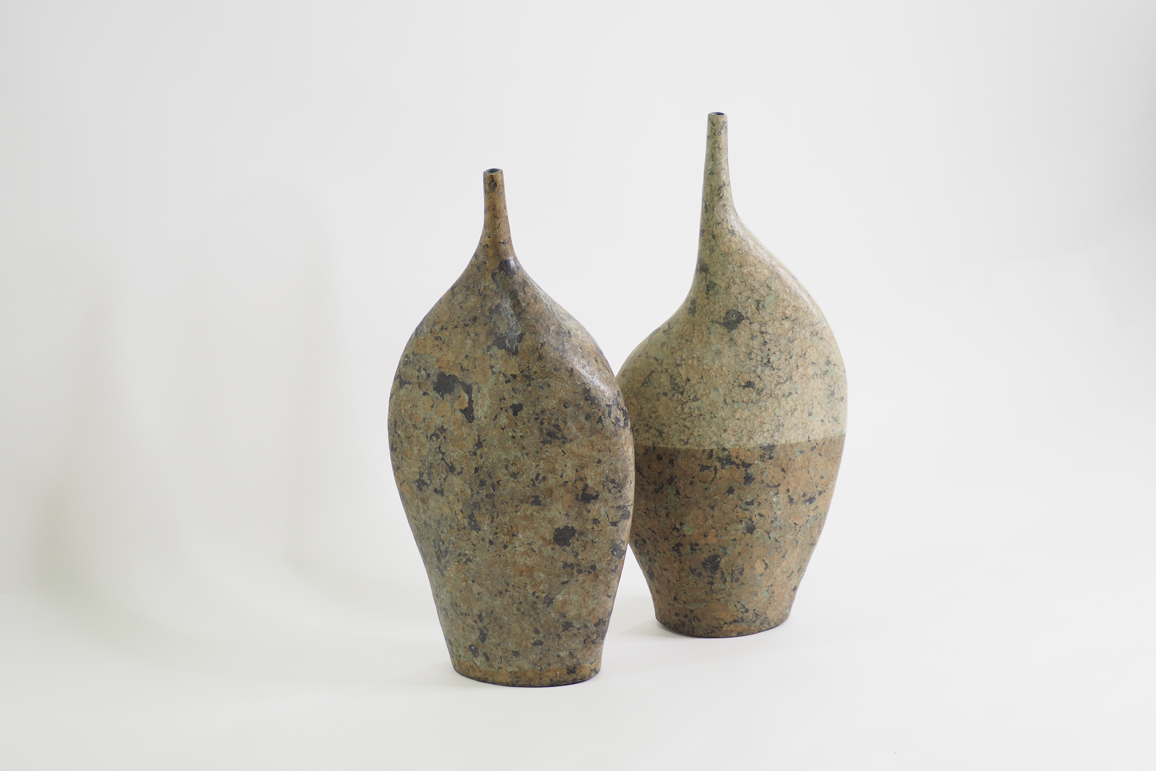 103PAPER NO.23  :  PAPER VASE  -  Our designs give new life to recycled paper and other natural materials,  Handmade sculptures , Which is created piece by piece.