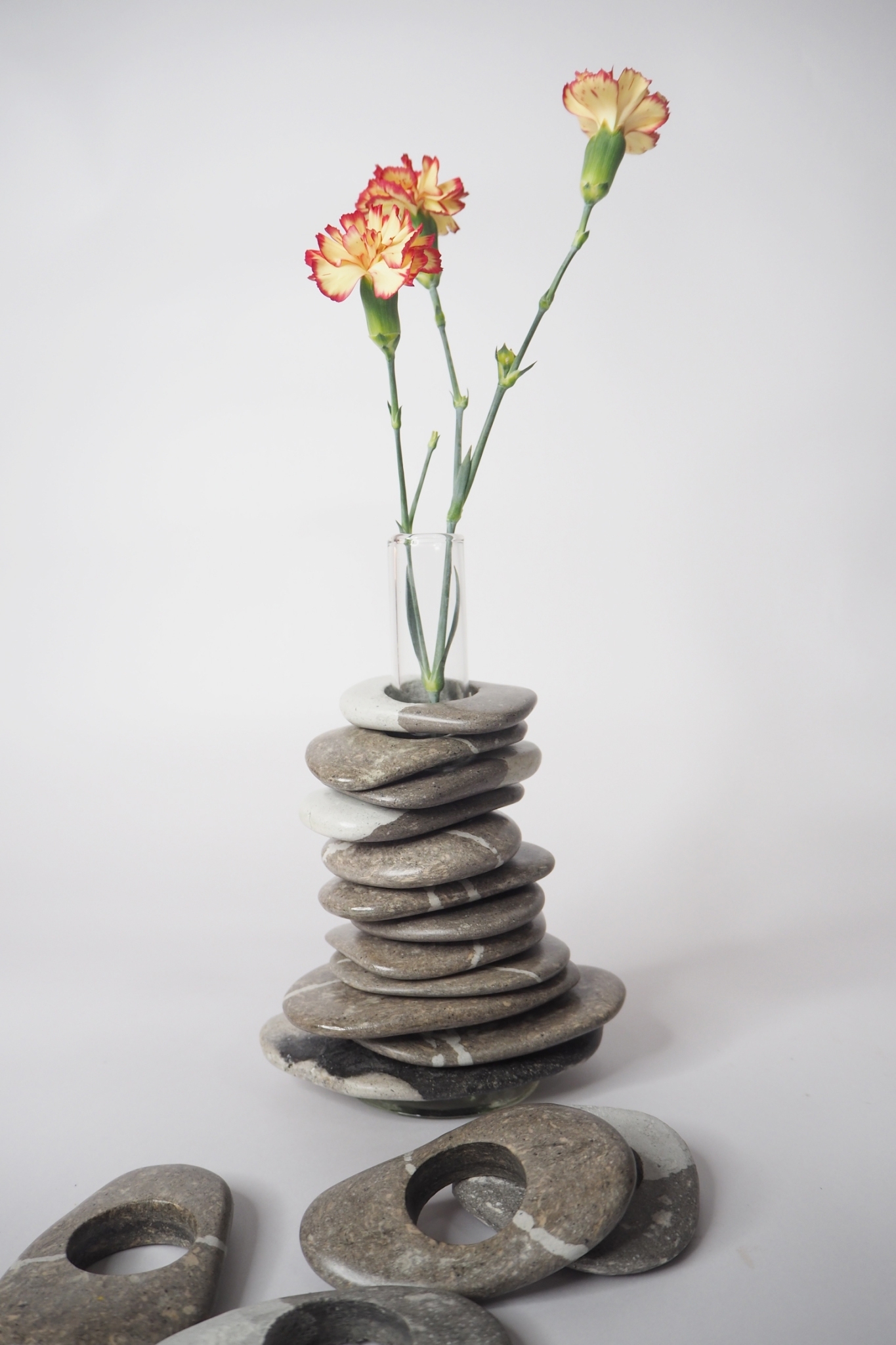 103PAPER NO.46 (Paper Rock / Paper Rock Magnet / Paper Rock Vase)   :   Our designs give new life to recycled paper and other natural materials,  Handmade sculptures , Which is created piece by piece.