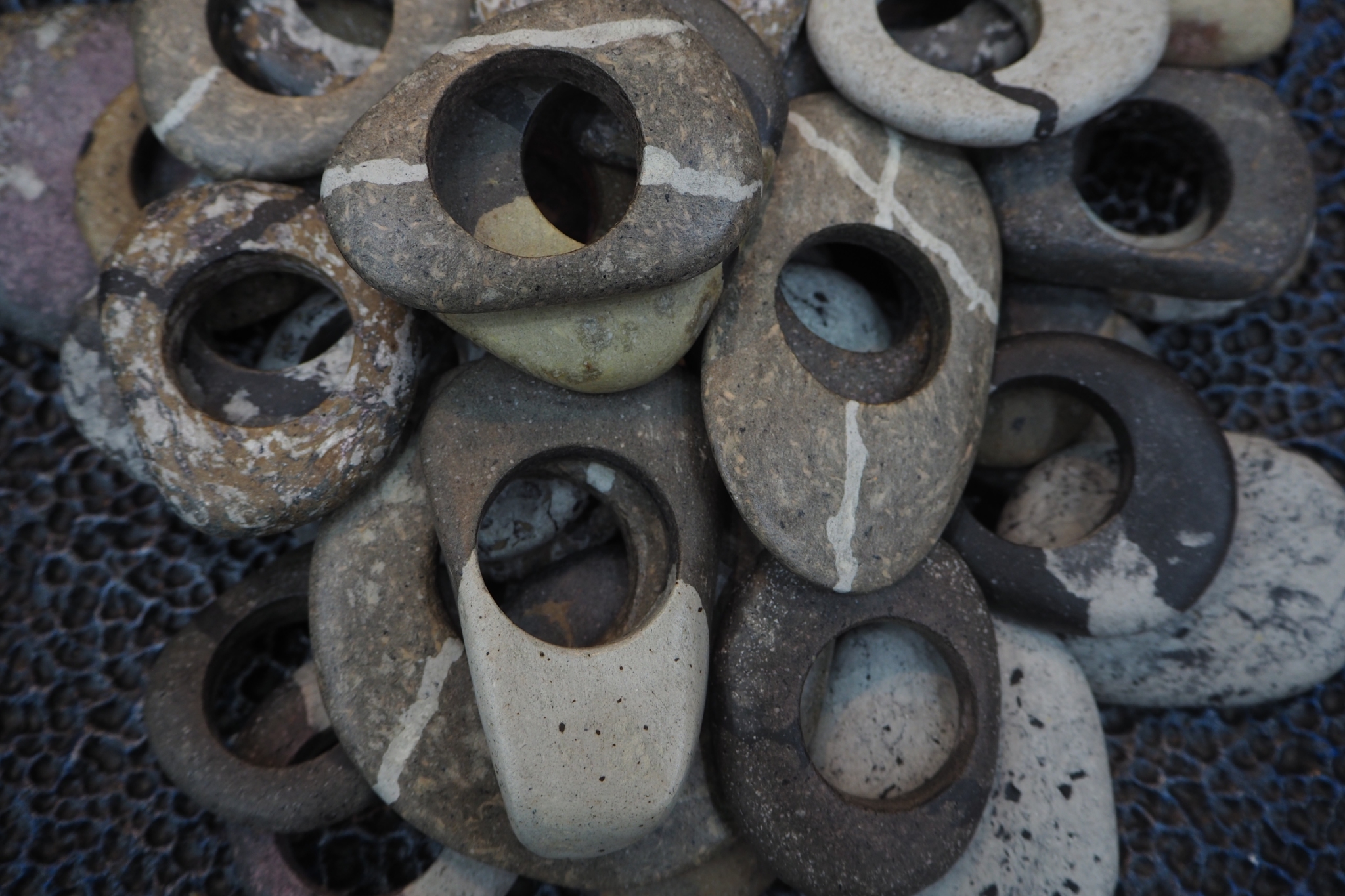 103PAPER NO.46 (Paper Rock / Paper Rock Magnet / Paper Rock Vase)   :   Our designs give new life to recycled paper and other natural materials,  Handmade sculptures , Which is created piece by piece.
