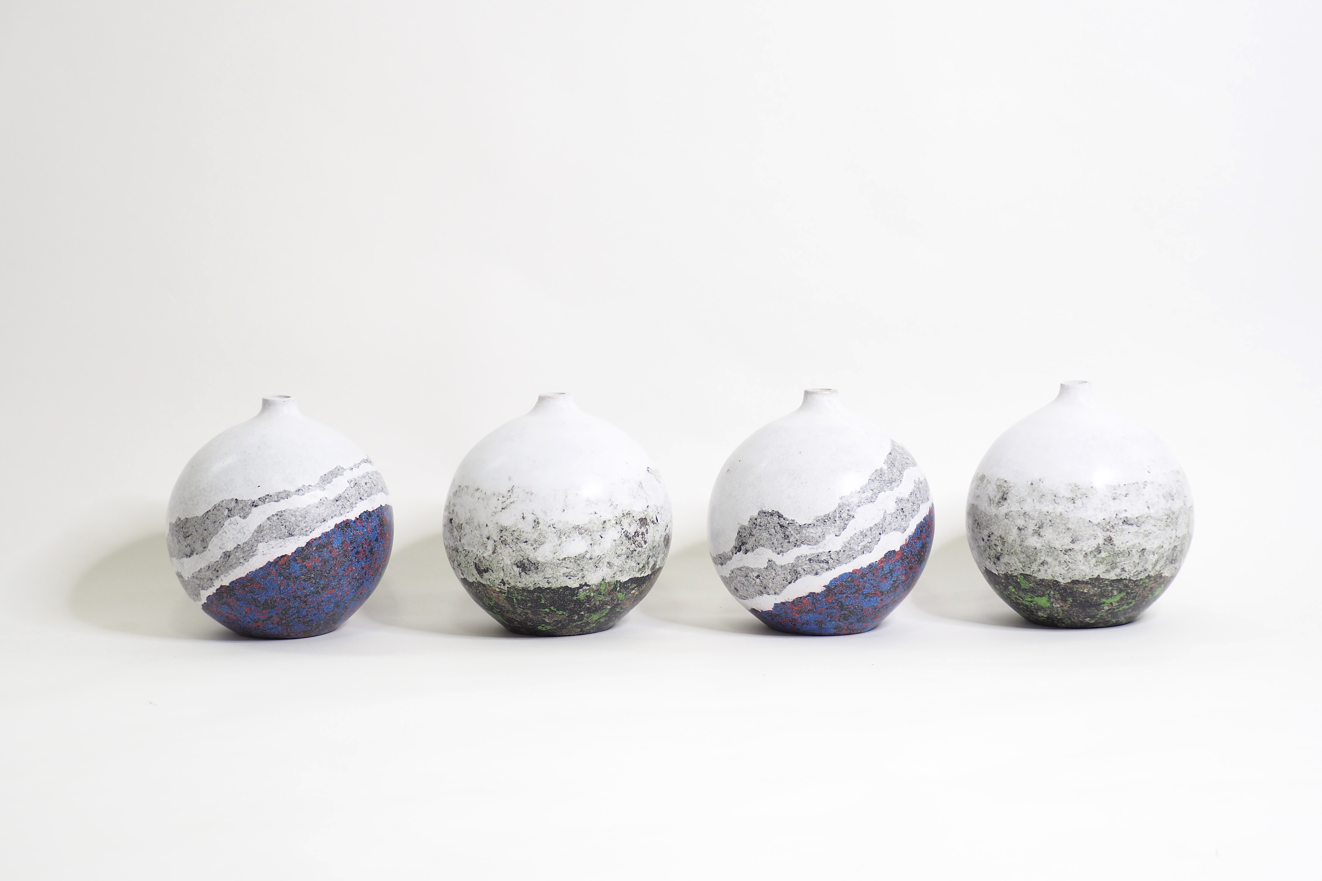 103PAPER NO.36  :  PAPER VASE  -  Our designs give new life to recycled paper and other natural materials,  Handmade sculptures , Which is created piece by piece.