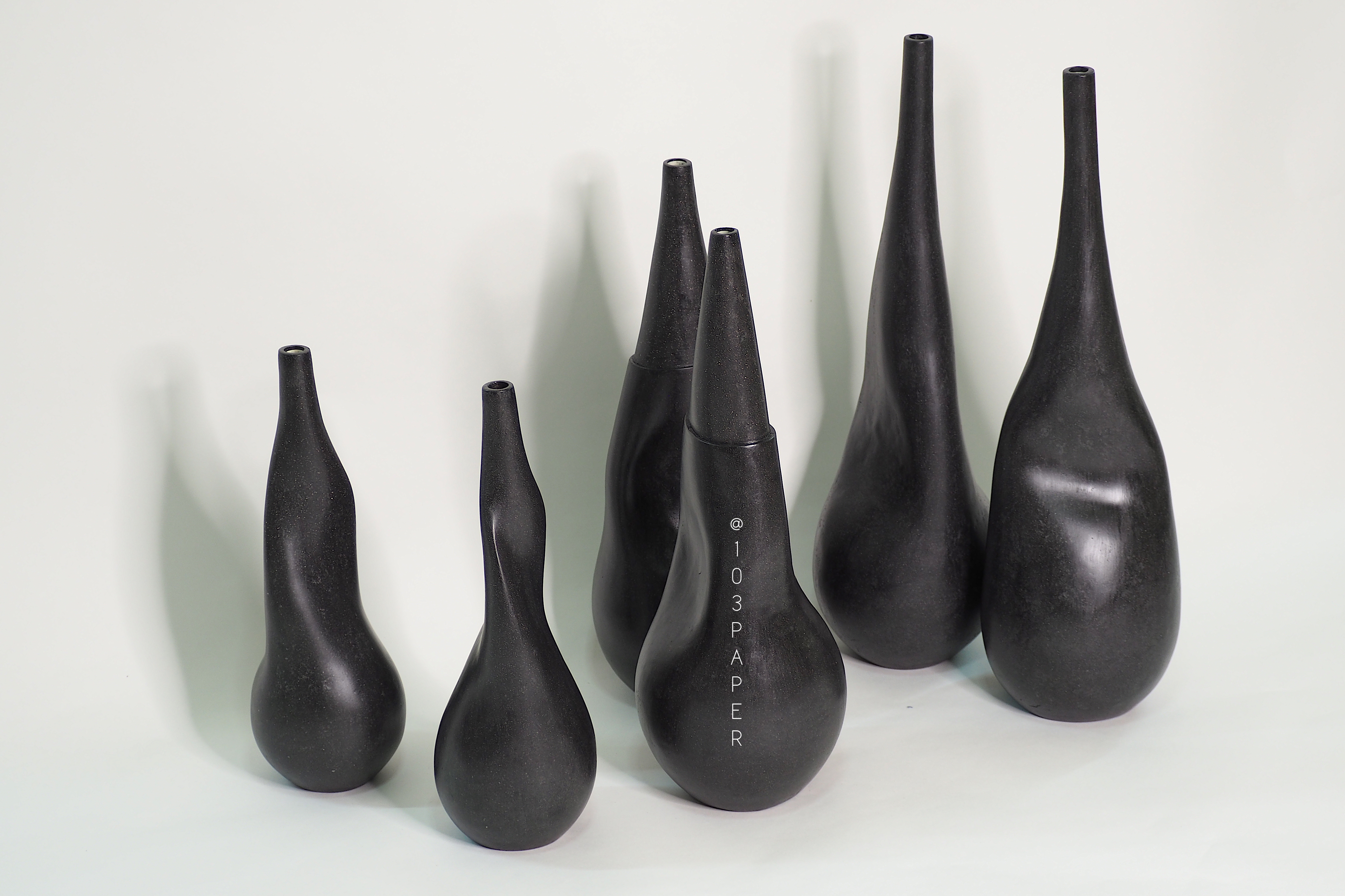 103PAPER NO.22  :  PAPER VASE  -  Our designs give new life to recycled paper and other natural materials,  Handmade sculptures , Which is created piece by piece.