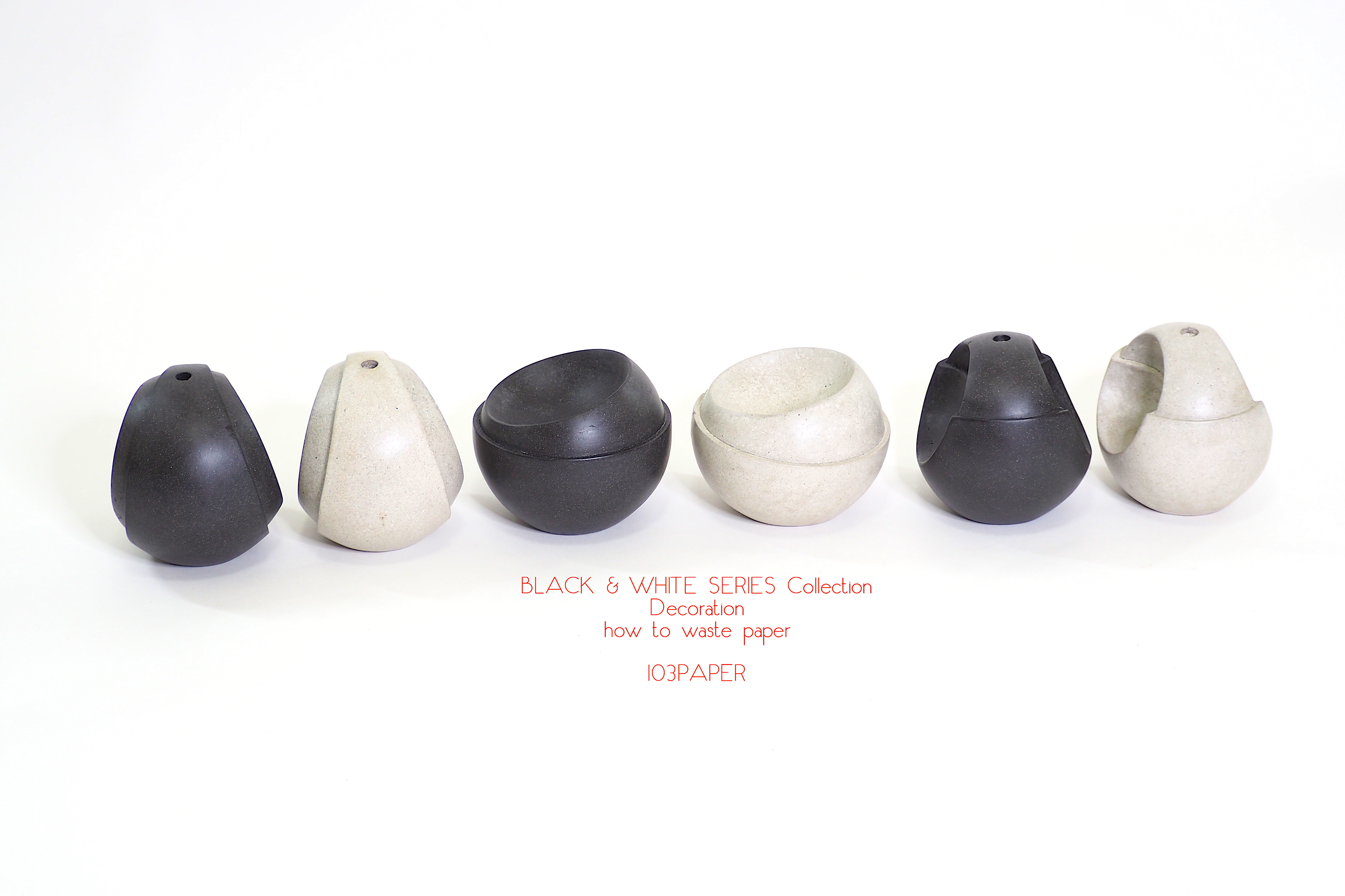 103PAPER NO.38  :  PAPER VASE  -  Our designs give new life to recycled paper and other natural materials,  Handmade sculptures , Which is created piece by piece.