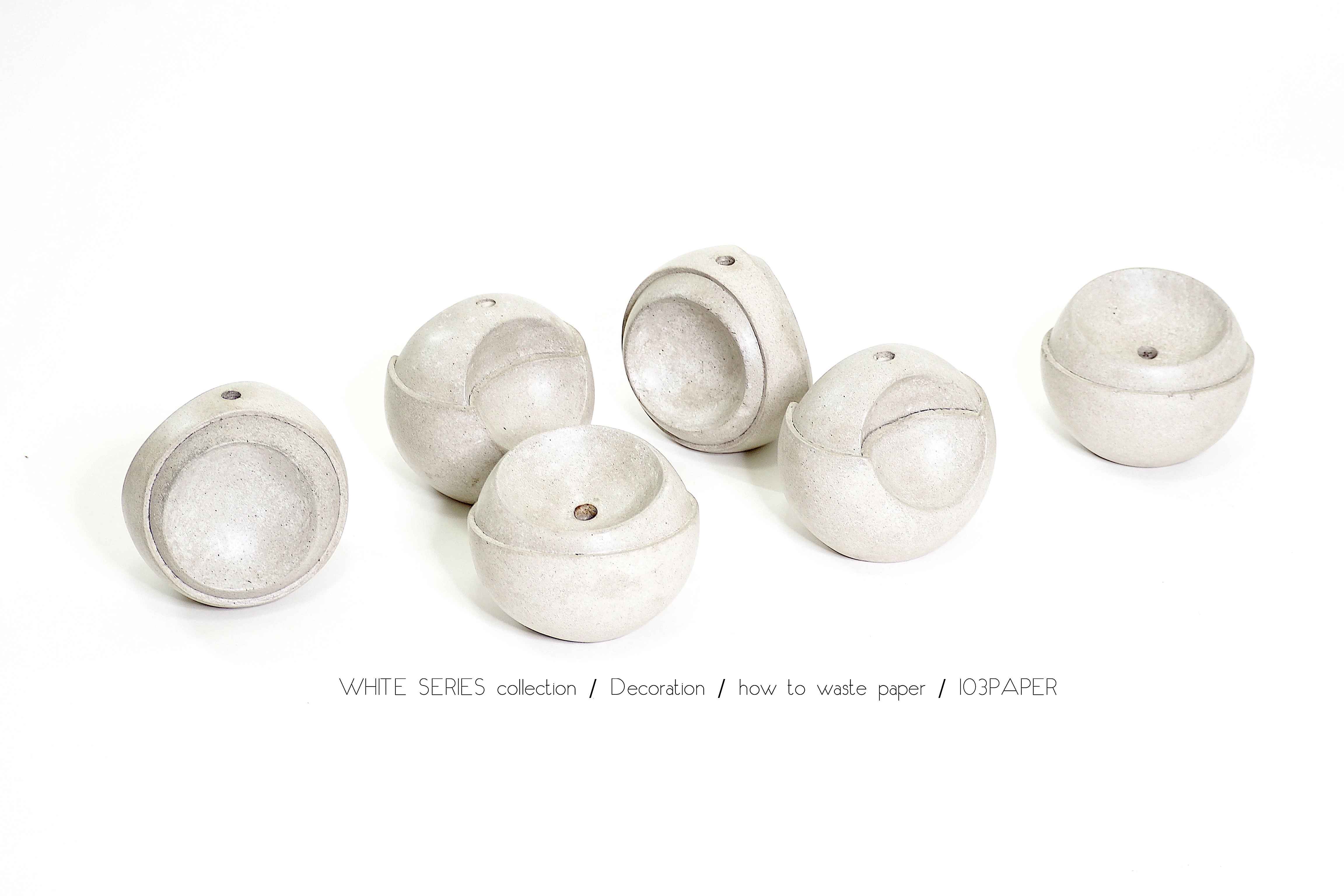 103PAPER NO.38  :  PAPER VASE  -  Our designs give new life to recycled paper and other natural materials,  Handmade sculptures , Which is created piece by piece.