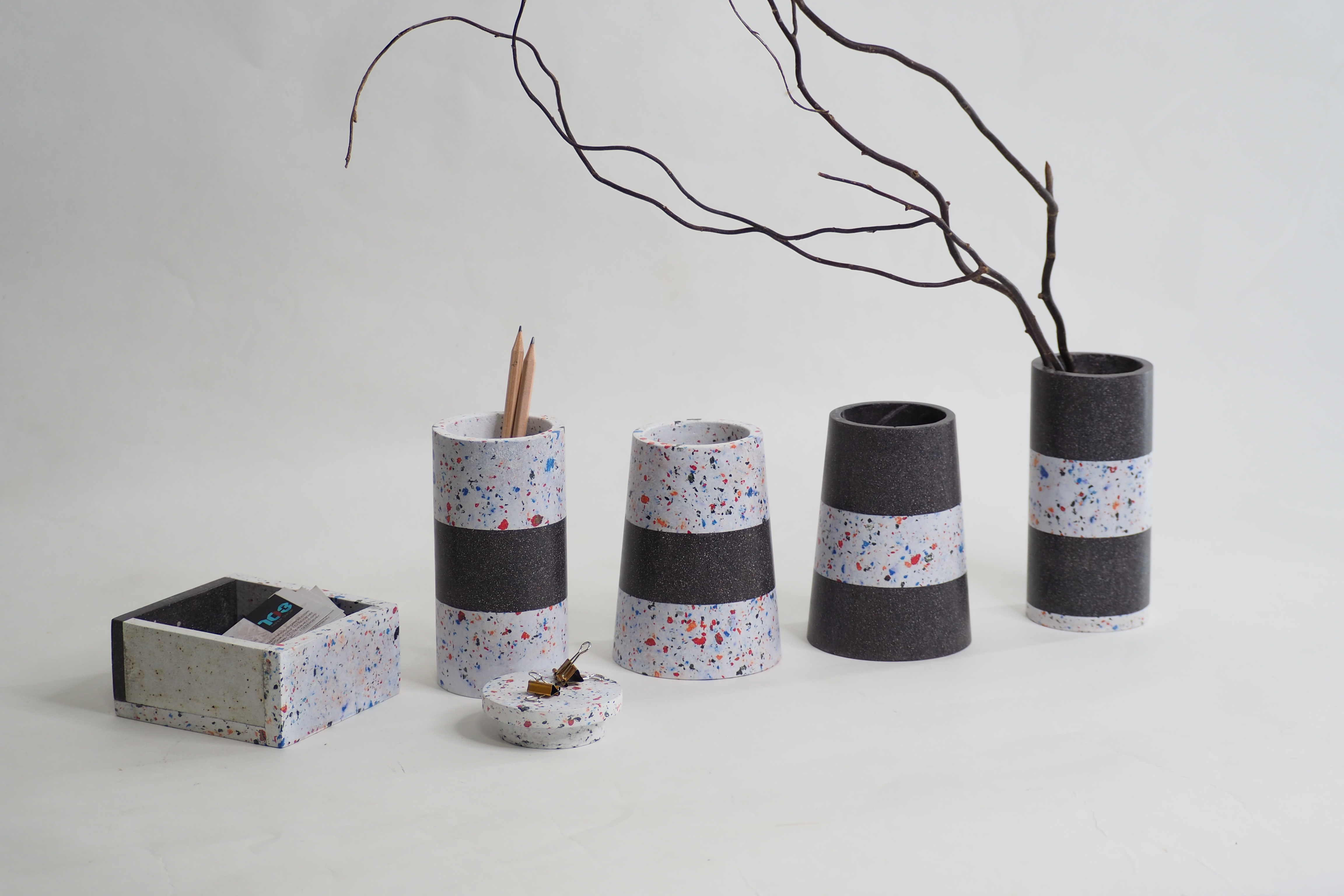 SIMPLY P COLLECTION NO.4  :  PAPER ACCESSORIES OTHER  -  Our designs give new life to recycled paper and other natural materials,  Handmade sculptures , Which is created piece by piece.