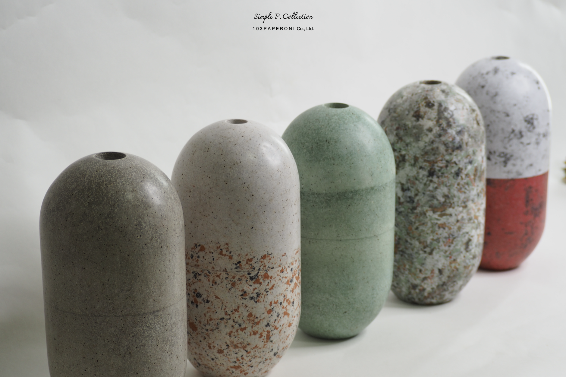 SIMPLY P COLLECTION NO.2 : PAPER VASE - Our designs give new life to recycled paper and other natural materials, Handmade sculptures , Which is created piece by piece. SIMPLY P COLLECTION NO.2 : PAPER VASE - Our designs give new life to recycled paper and other natural materials, Handmade sculptures , Which is created piece by piece.