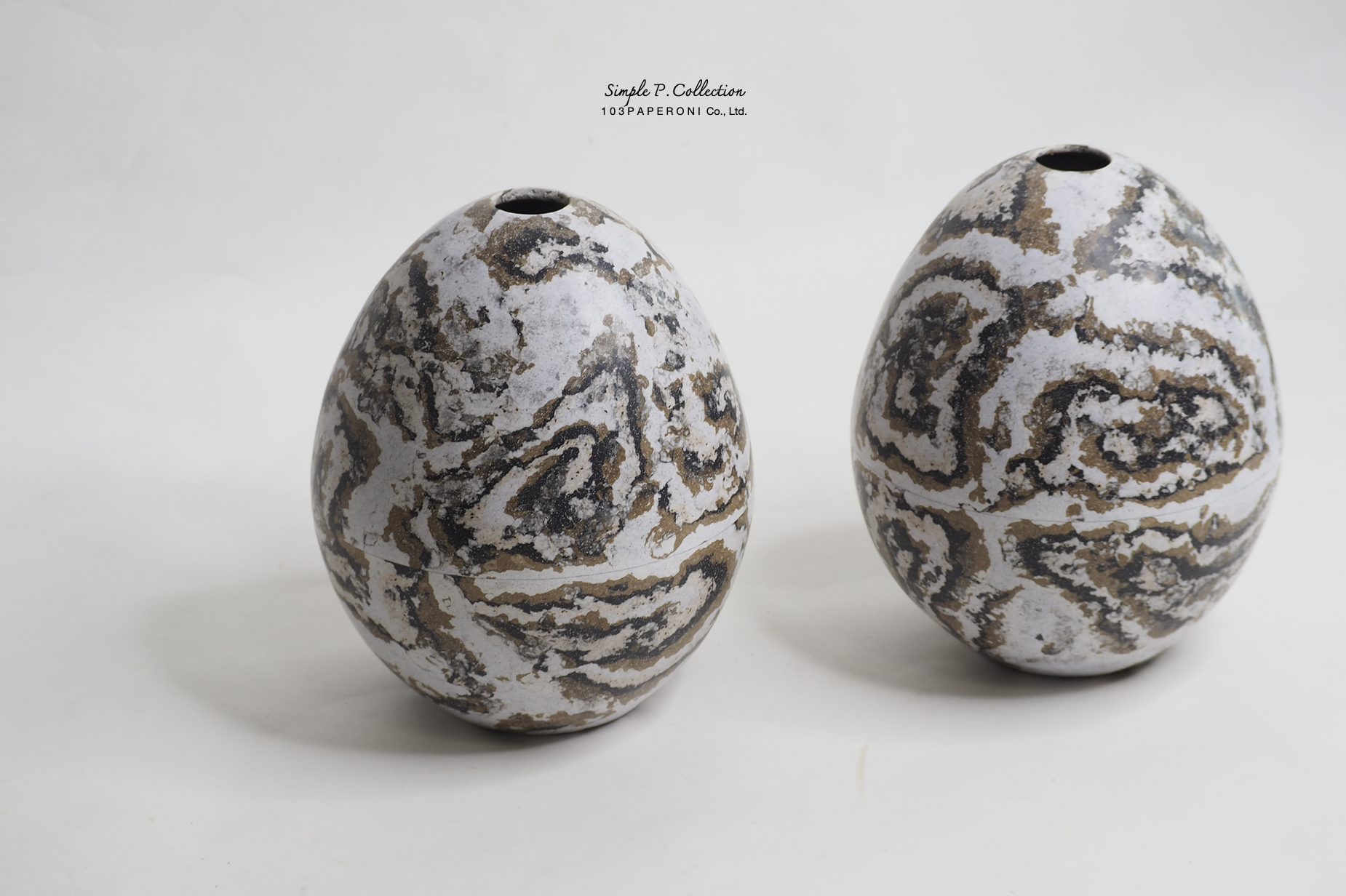 SIMPLY P COLLECTION NO.3 : PAPER VASE - Our designs give new life to recycled paper and other natural materials, Handmade sculptures , Which is created piece by piece. SIMPLY P COLLECTION NO.3 : PAPER VASE - Our designs give new life to recycled paper and other natural materials, Handmade sculptures , Which is created piece by piece.
