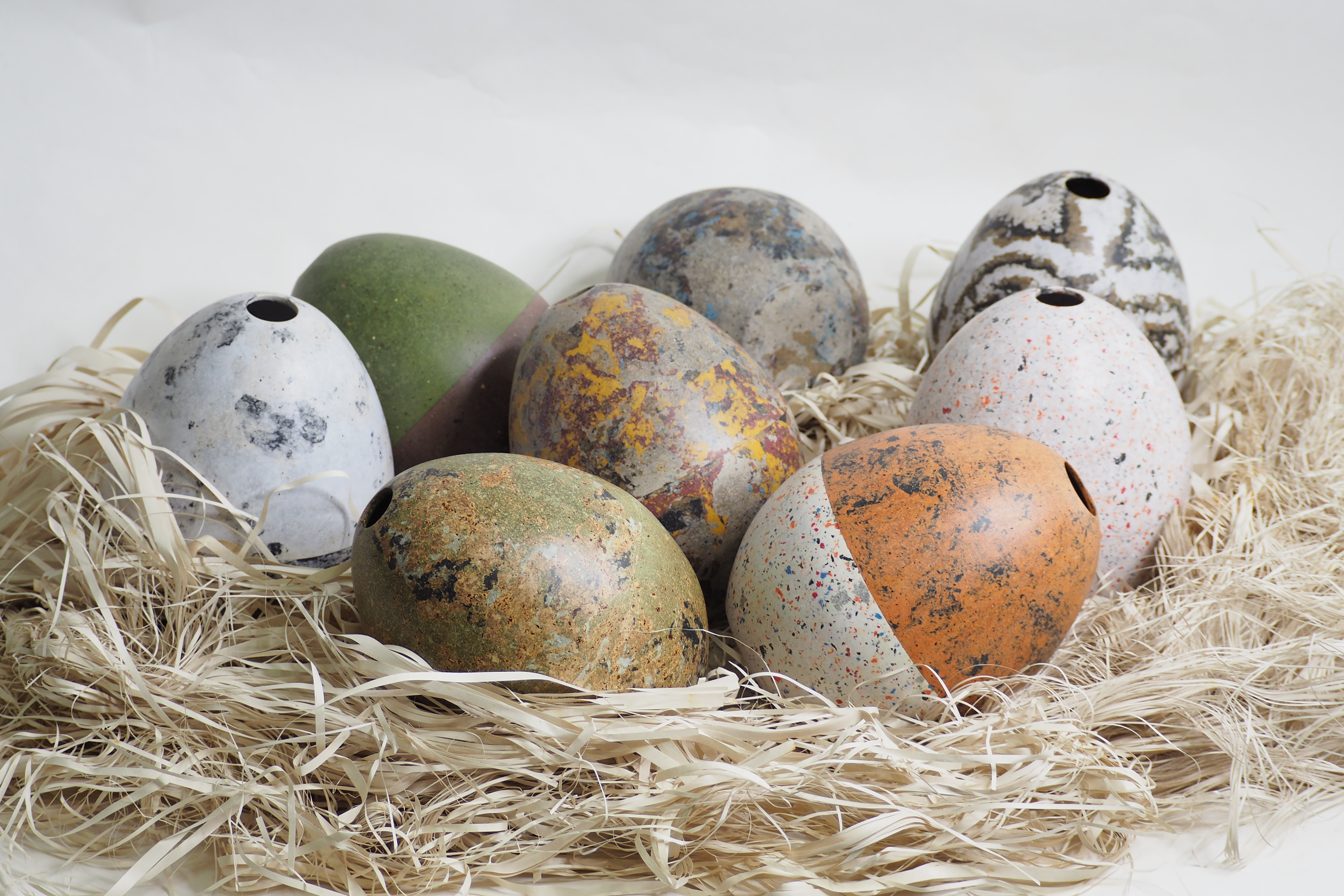SIMPLY P COLLECTION NO.3  :  PAPER VASE  -  Our designs give new life to recycled paper and other natural materials,  Handmade sculptures , Which is created piece by piece.
