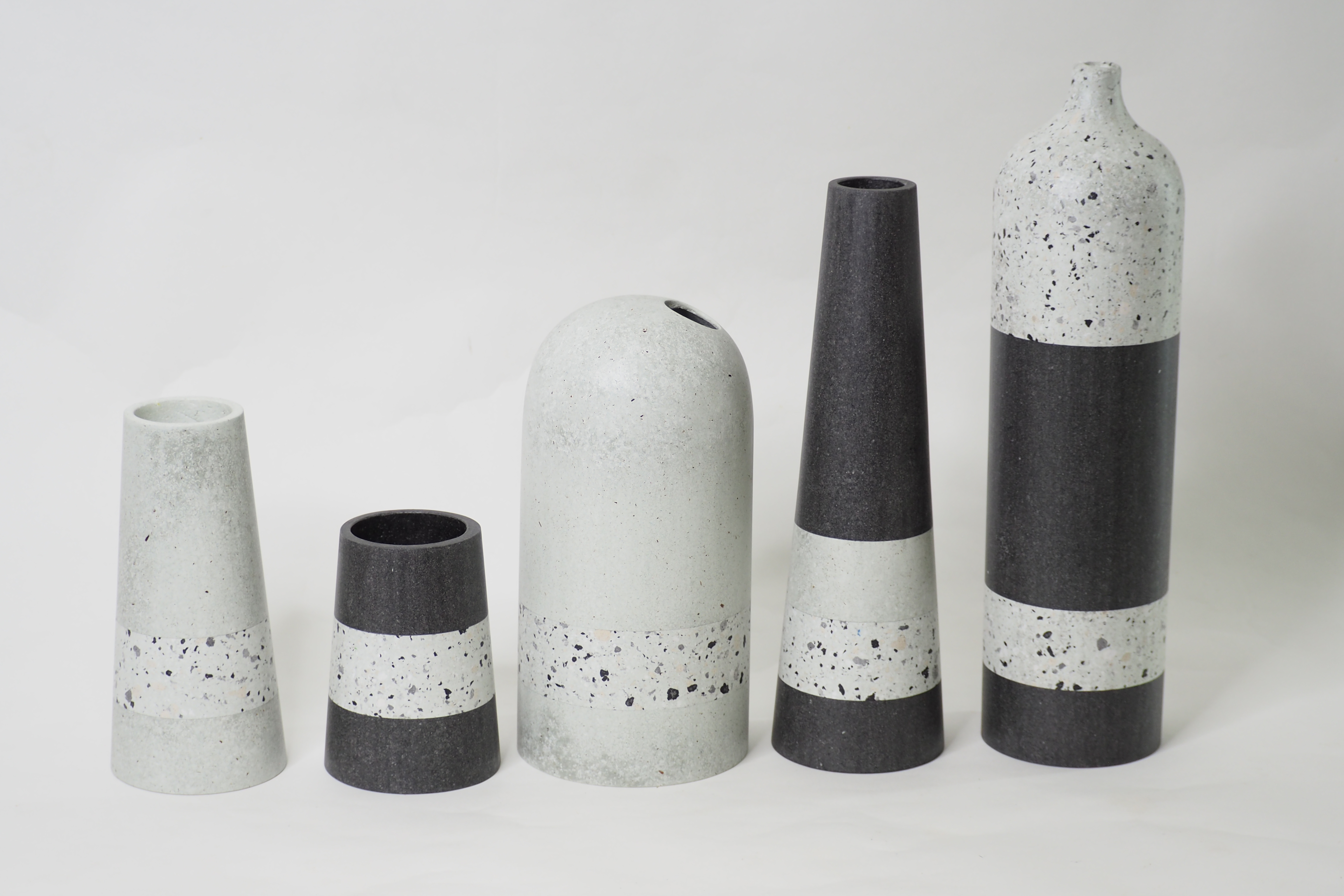 NEXTS NO.3  :  PAPER VASE  -  Our designs give new life to recycled paper and other natural materials,  Handmade sculptures , Which is created piece by piece.