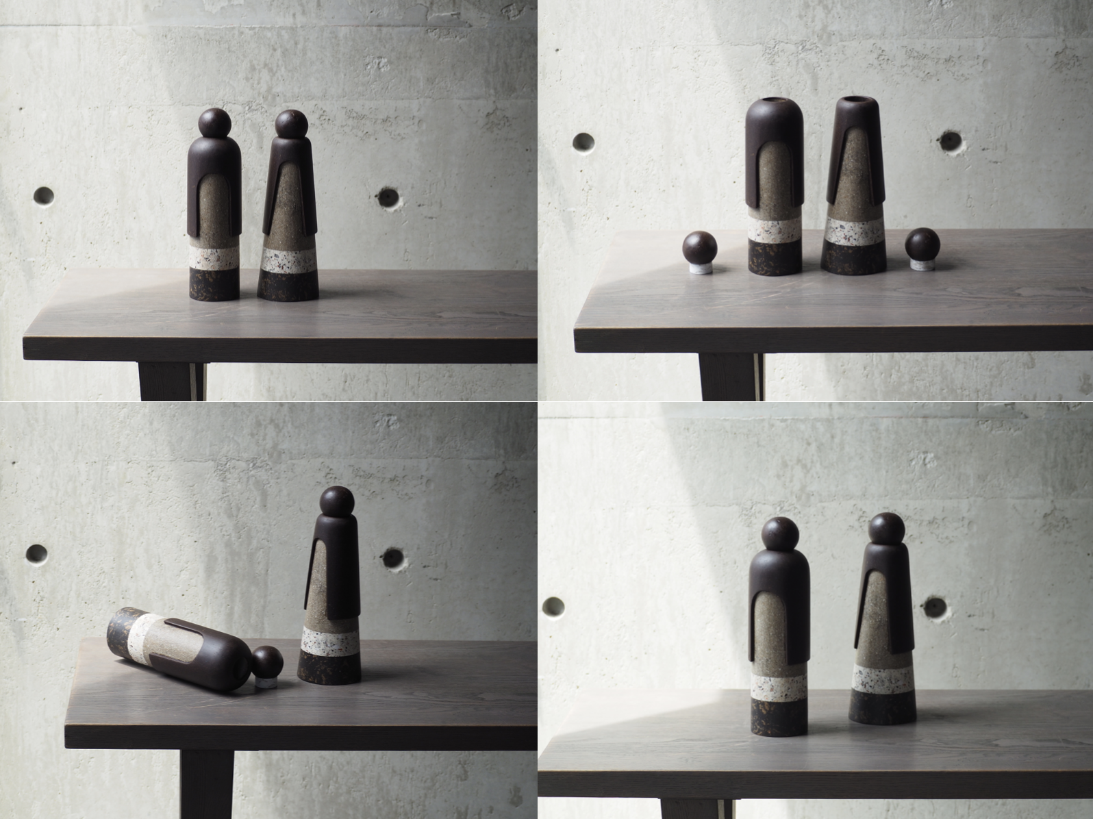 MR. & MRS. DUAL   :  PAPER SCULPTURE AND PAPER VASE ( 2 FUNCTIONS )  -  Our designs give new life to recycled paper and other natural materials,  Handmade sculptures , Which is created piece by piece.