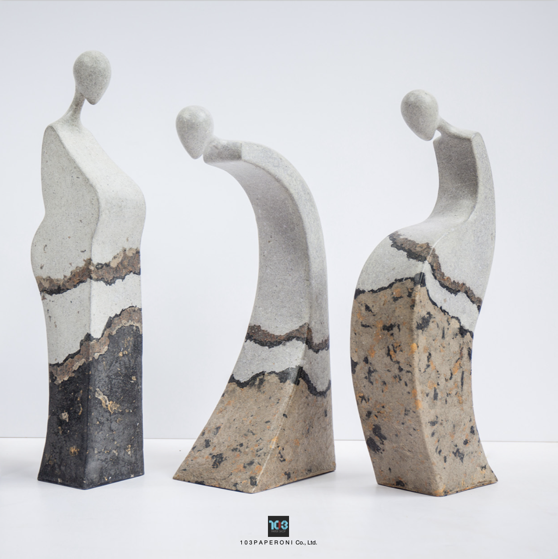 103PAPER NO.3 : PAPER SCULPTURE - Our designs give new life to recycled paper and other natural materials, Handmade sculptures , Which is created piece by piece. 103PAPER NO.3 : PAPER SCULPTURE - Our designs give new life to recycled paper and other natural materials, Handmade sculptures , Which is created piece by piece.