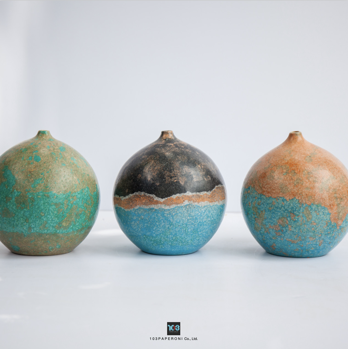 103PAPER NO.19 : PAPER VASE - Our designs give new life to recycled paper and other natural materials, Handmade sculptures , Which is created piece by piece. 103PAPER NO.19 : PAPER VASE - Our designs give new life to recycled paper and other natural materials, Handmade sculptures , Which is created piece by piece.