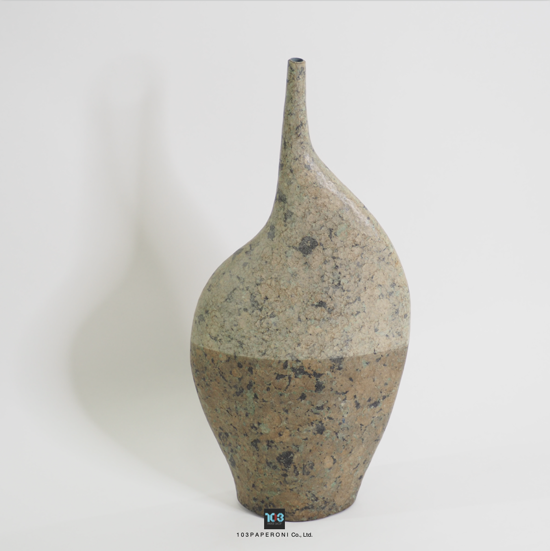 103PAPER NO.23 : PAPER VASE - Our designs give new life to recycled paper and other natural materials, Handmade sculptures , Which is created piece by piece. 103PAPER NO.23 : PAPER VASE - Our designs give new life to recycled paper and other natural materials, Handmade sculptures , Which is created piece by piece.