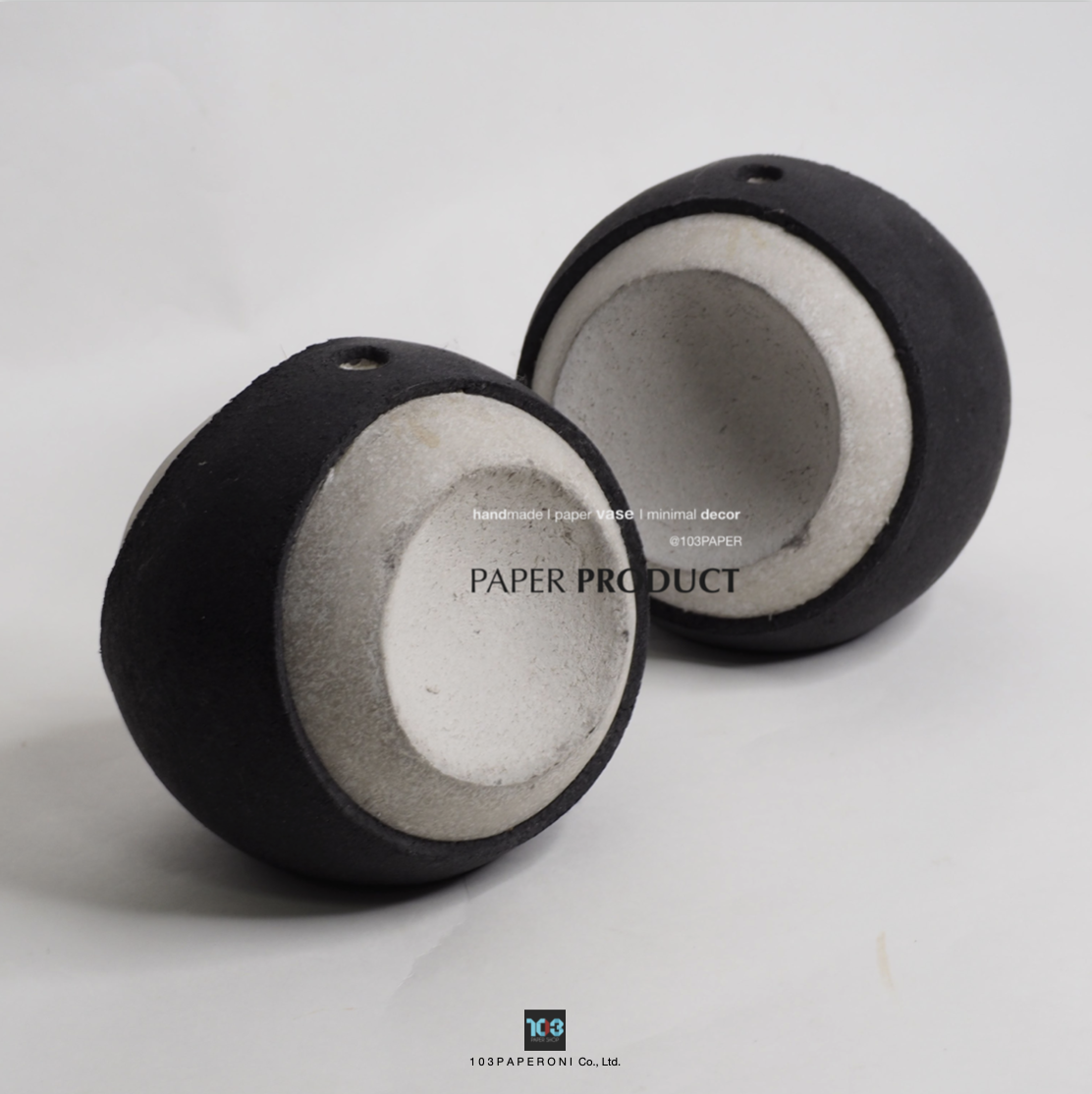 103PAPER NO.38 : PAPER VASE - Our designs give new life to recycled paper and other natural materials, Handmade sculptures , Which is created piece by piece. 103PAPER NO.38 : PAPER VASE - Our designs give new life to recycled paper and other natural materials, Handmade sculptures , Which is created piece by piece.