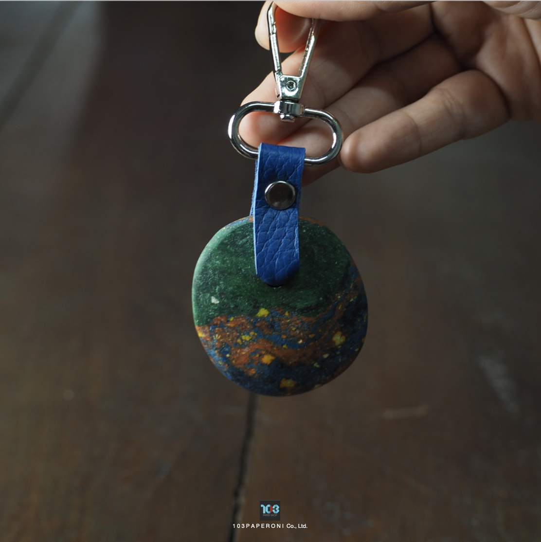 PAPER KEY CHAIN : Our designs give new life to recycled paper and other natural materials, Handmade sculptures , Which is created piece by piece. PAPER KEY CHAIN : Our designs give new life to recycled paper and other natural materials, Handmade sculptures , Which is created piece by piece.