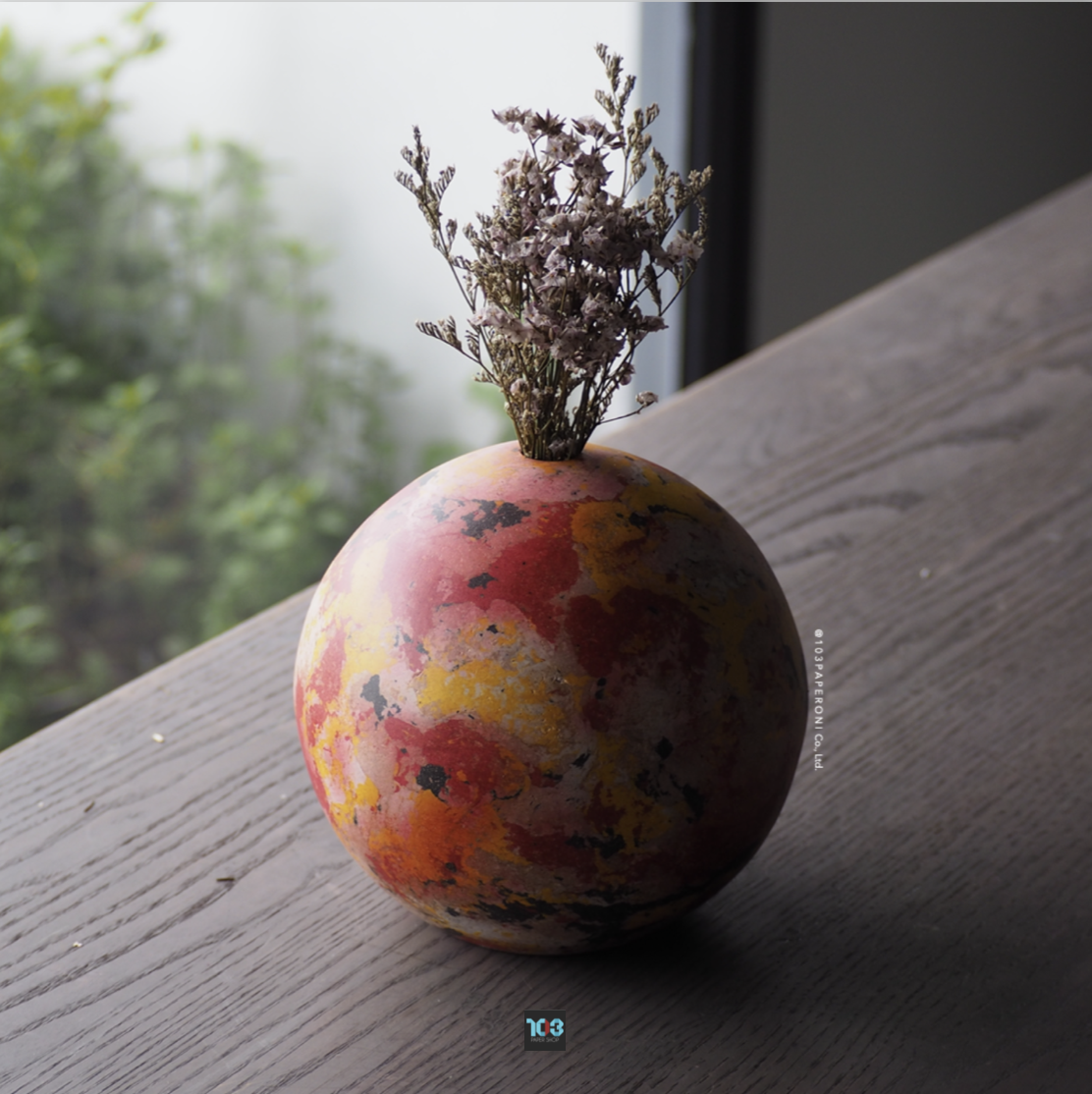 COLORFUL COLLECTION NO.1 : PAPER VASE - Our designs give new life to recycled paper and other natural materials, Handmade sculptures , Which is created piece by piece. COLORFUL COLLECTION NO.1 : PAPER VASE - Our designs give new life to recycled paper and other natural materials, Handmade sculptures , Which is created piece by piece.
