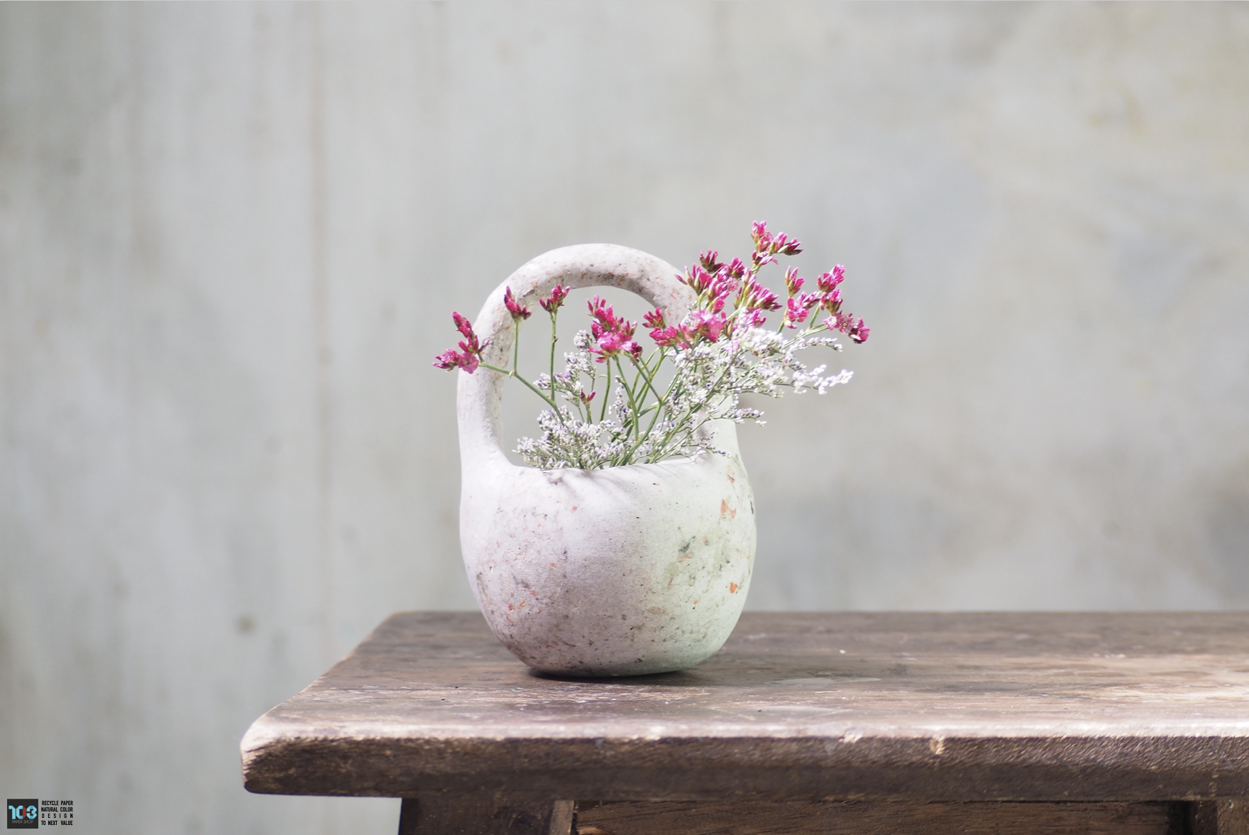 Paper Basket / ตะกร้าคุณยาย  -  Our designs give new life to recycled paper and other natural materials,  Handmade sculptures , Which is created piece by piece.